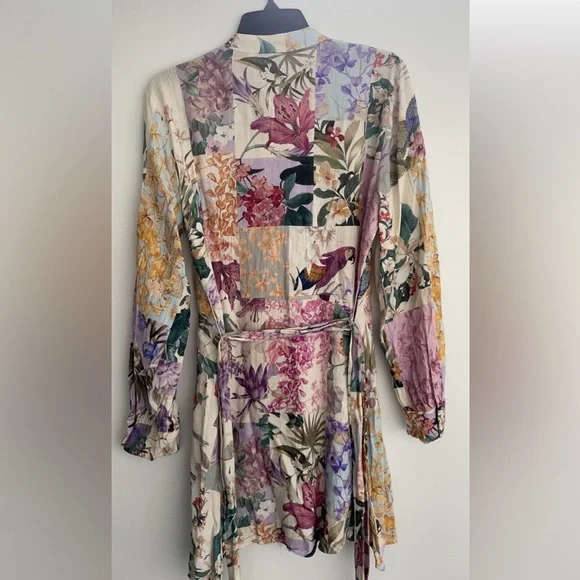 ZARA tropical print mini dress - Picture 5 of 6